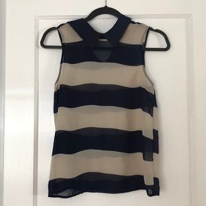 Monteau tank with collar